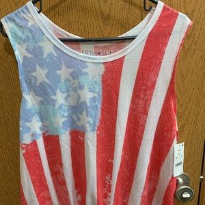 American flag crop top
